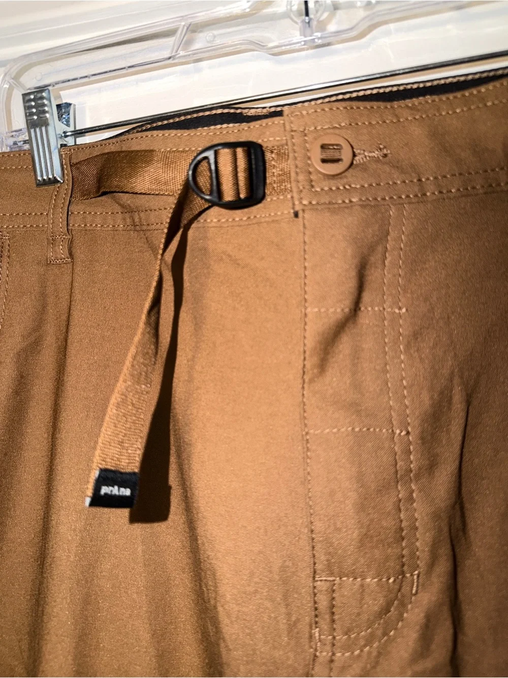 Prana Men's Brown Chinos with Drawstring Waist